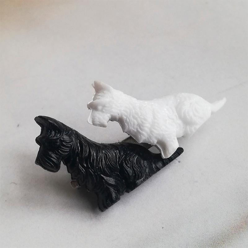 スコティッシュテリアのブローチ イギリスヴィンテージ : BAU ANTIQUES