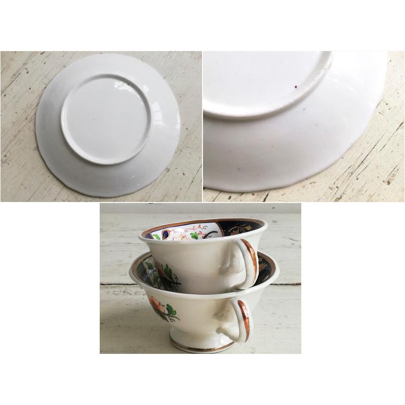 Spode アーリーヴィクトリアン 伊万里スタイル トゥルートリオ