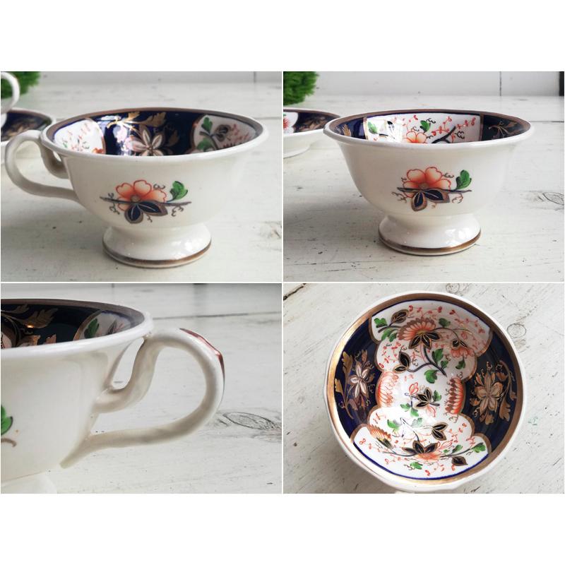 Spode アーリーヴィクトリアン 伊万里スタイル トゥルートリオ