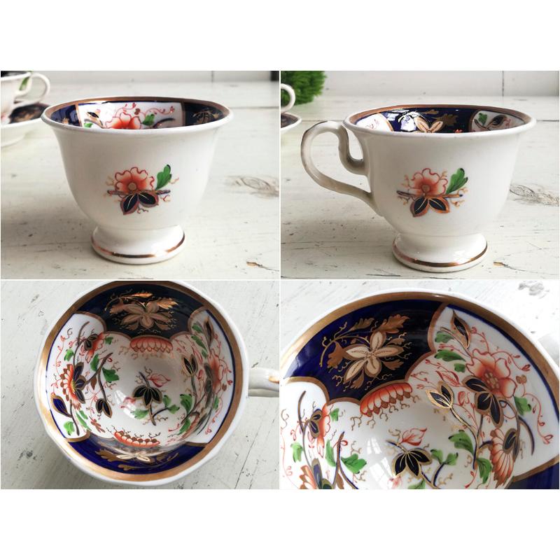 Spode アーリーヴィクトリアン 伊万里スタイル トゥルートリオ