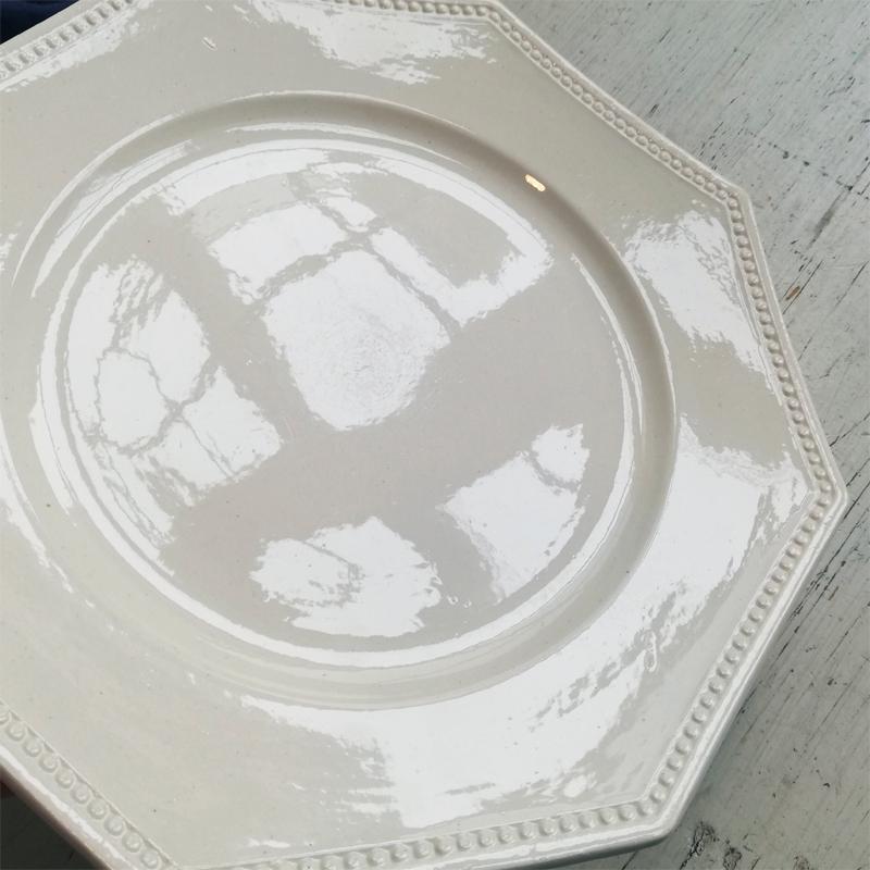 Sarreguemines サルグミンヌ オクトゴナル プレート フランス