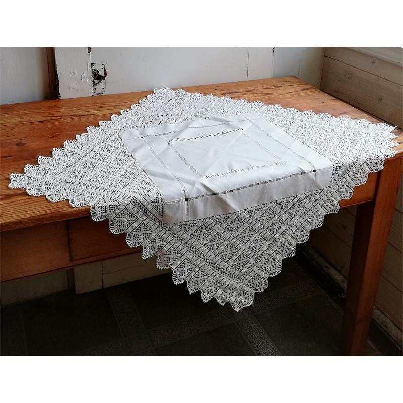 フランス イギリス アンティーク クロッシェ&ドイリー5種類(8点)レース