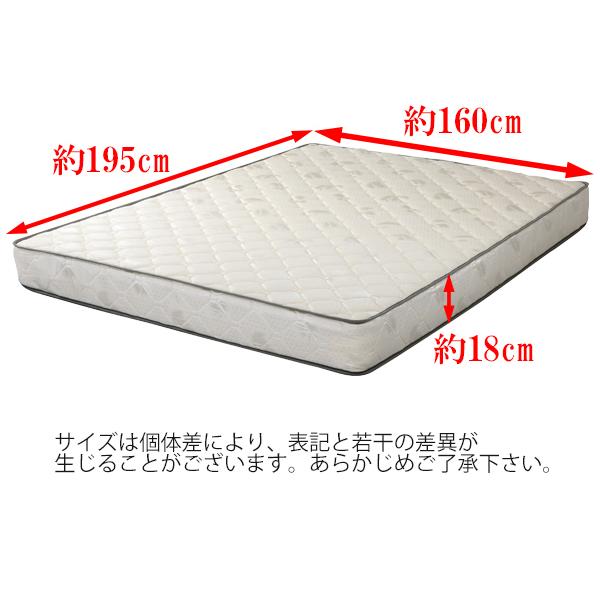 ❤️大特価❤️ マットレスクイーン18cm ポケットコイル高密度体圧分散