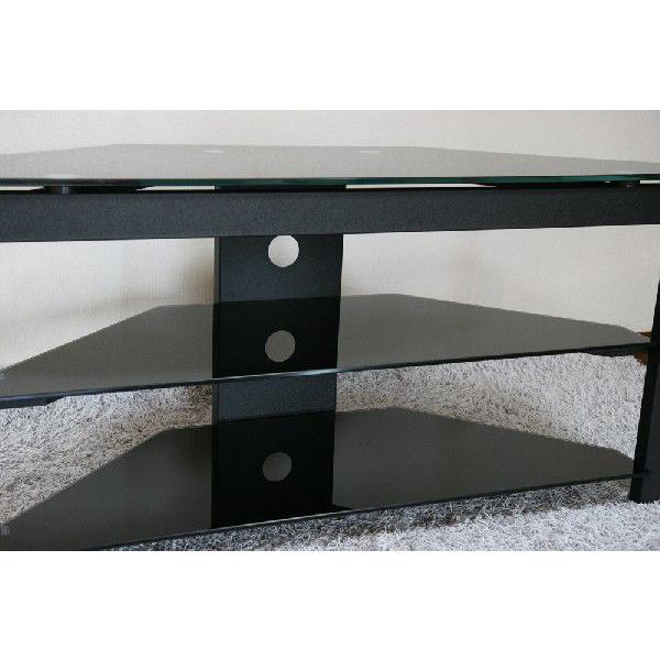 大型 液晶 ブラック 強化ガラステレビ台 TV041-2 : BAUHAUS - 通販