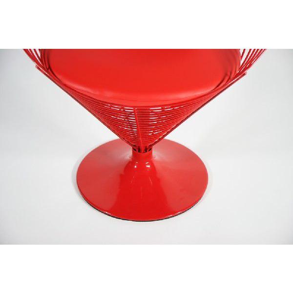 ワイヤーチェア ワイヤーコーン ヴェルナー パントン RED ワイヤーチェア ワイヤーコーン ヴェルナー パントン RED