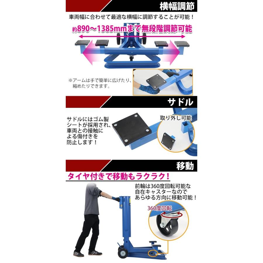エアーバンパージャッキ 最大荷重約1135kg 約2500lbs エアー式 エアジャッキ エアージャッキ サービスジャッキ バンパーリフト ガレージ ジャッキ トラクター Suv Abjack T310 Bl Bauhaus 通販 Yahoo ショッピング