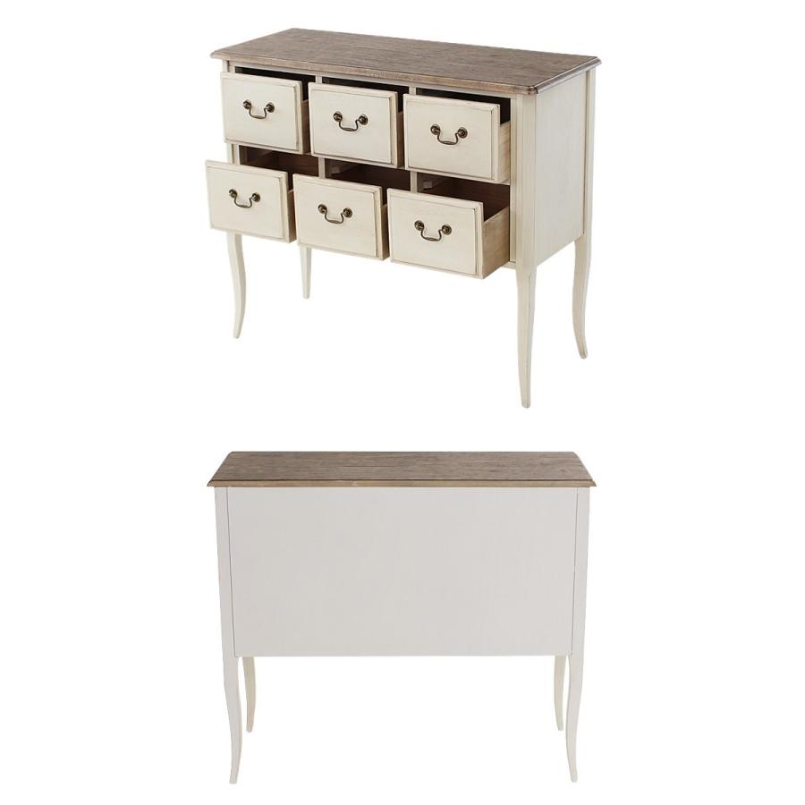 アンティーク調 サイドボード ホワイト 引出し 引き出し アンティーク