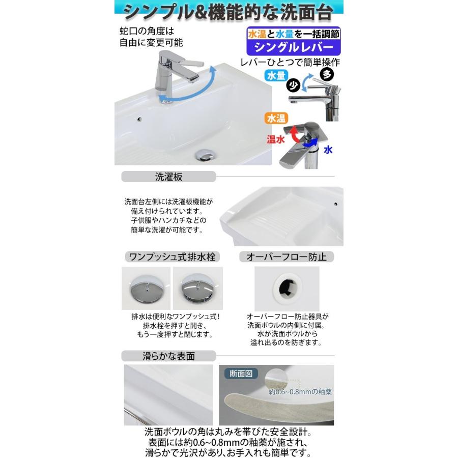 洗面台 洗面化粧台 洗面 5点セット ミラー 棚 セラミック 陶器 洗面台 洗面化粧台 洗面 5点セット ミラー 棚 セラミック 陶器