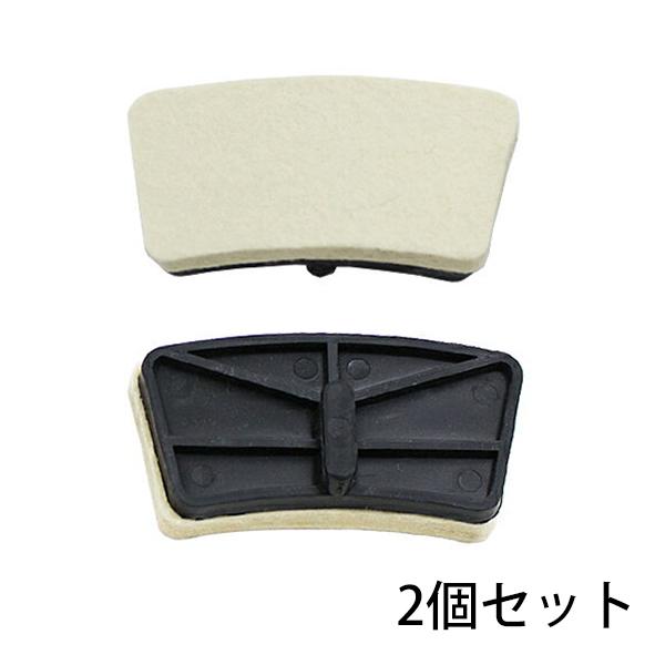 ブレーキパッド 2個セット ピスト式 本格スピンバイク 手動ブレーキ付
