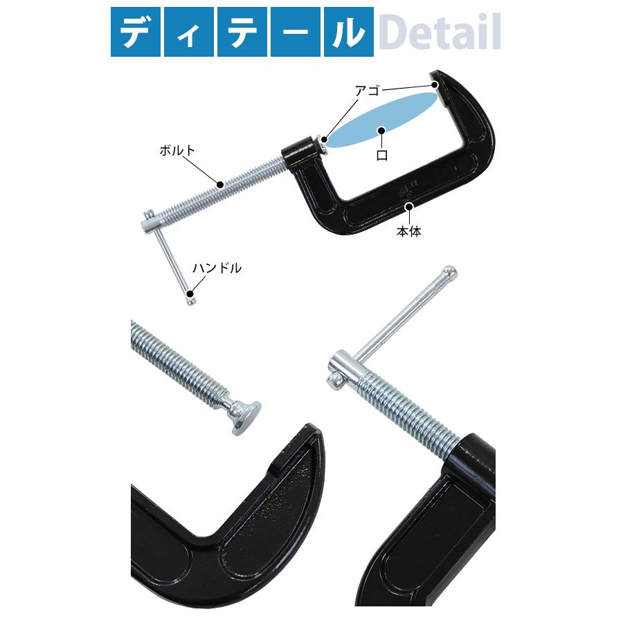 シャコ万力 バーコ型 最大口開き約103mm アゴ深さ約50mm 4インチ シャコ万力 バーコ型 最大口開き約103mm アゴ深さ約50mm 4インチ
