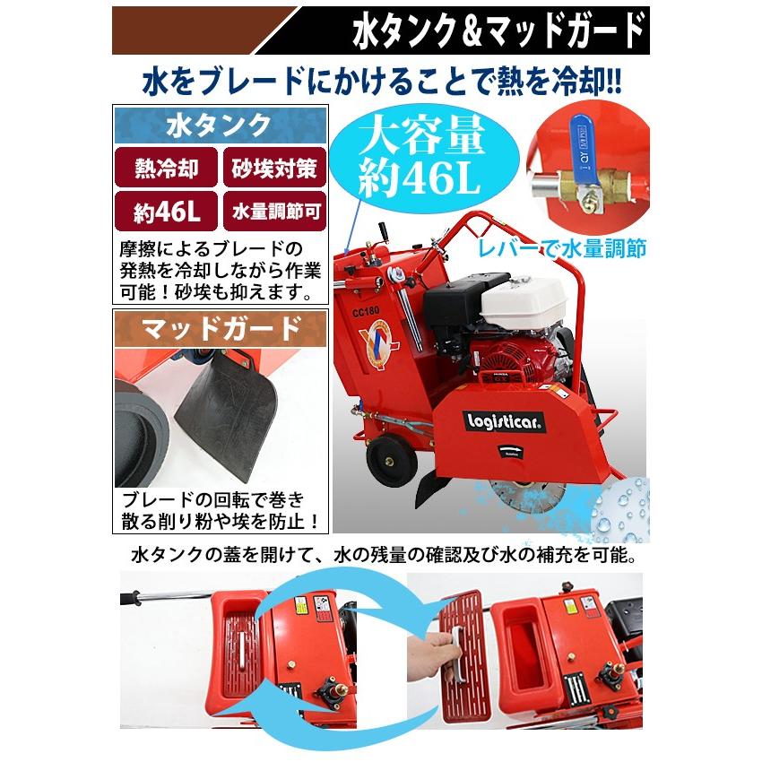 コンクリートカッターHonda GX390内蔵 4ストロークエンジン コンクリートカッターHonda GX390内蔵 4ストロークエンジン
