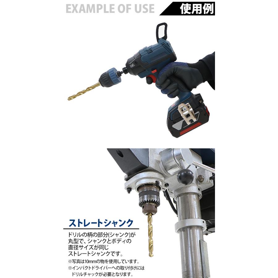 ドリルビット 19PCS 19点 1mm〜10mm 木工用 鉄鋼用 丸軸タイプ