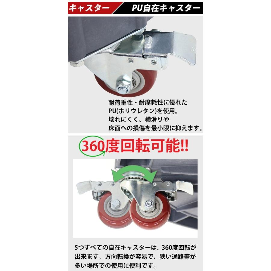 ドラム缶キャリー グレー 荷重400kg 全キャスターストッパー付き ドラム缶キャリー グレー 荷重400kg 全キャスターストッパー付き