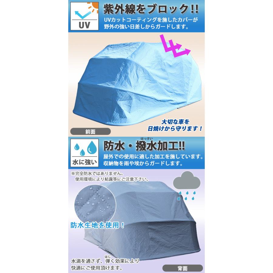 折りたたみ式 ガレージテント 約幅2800×奥行6400×高さ2650mm 折りたたみ式 ガレージテント 約幅2800×奥行6400×高さ2650mm