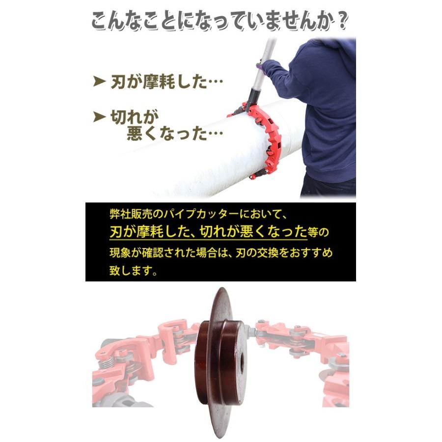 替刃 パイプカッター 単品 1枚 直径約73mm 刃厚約2mm pipecutter-14s用