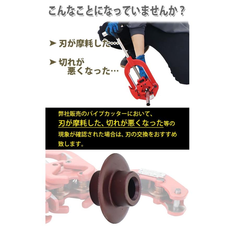 替刃 パイプカッター 単品 1枚 直径約32mm 刃厚約2mm pipecutter-2s用