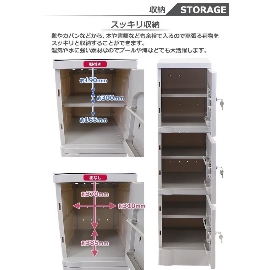 プラスチックロッカー ロッカー エコノミーモデル 連結可能 3人 プラスチックロッカー ロッカー エコノミーモデル 連結可能 3人