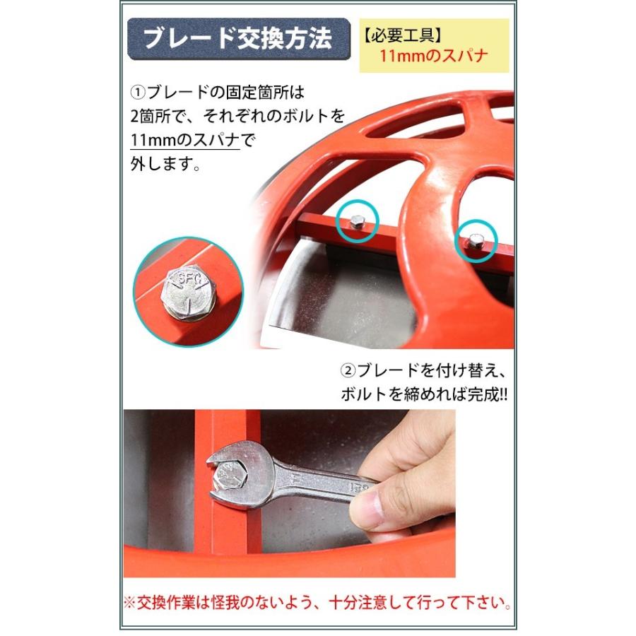 パワートロウェル用スーパーブルーコンビネーションブレード 4枚セット