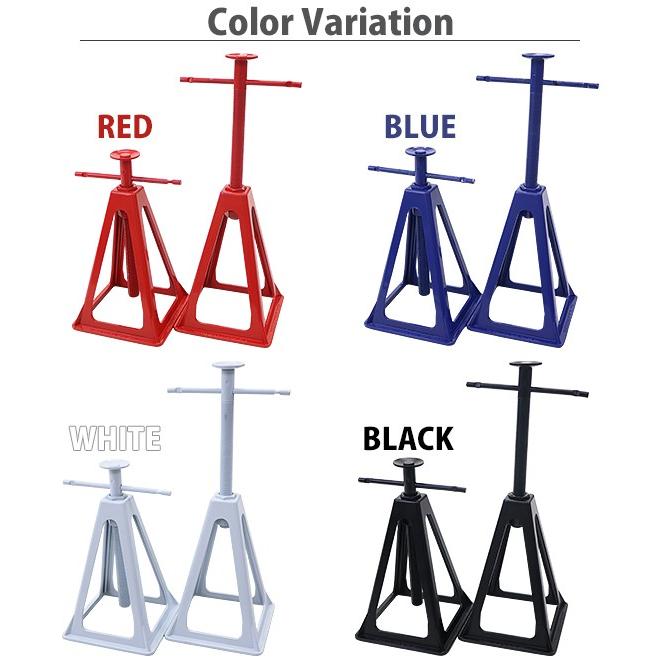 ジャッキスタンド アルミ 軽量 定格荷重約9t 約9000kg(2台合計) 2台