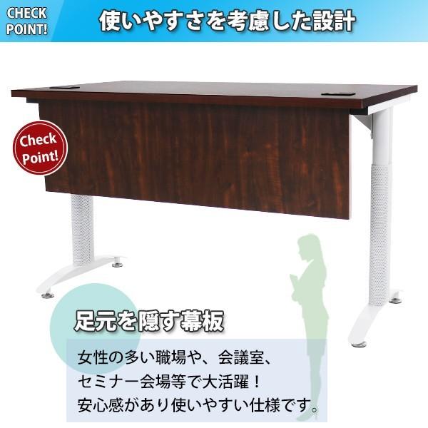 オフィスデスク デスク 幕板付 コードホール付 約W1200×約D700 オフィスデスク デスク 幕板付 コードホール付 約W1200×約D700