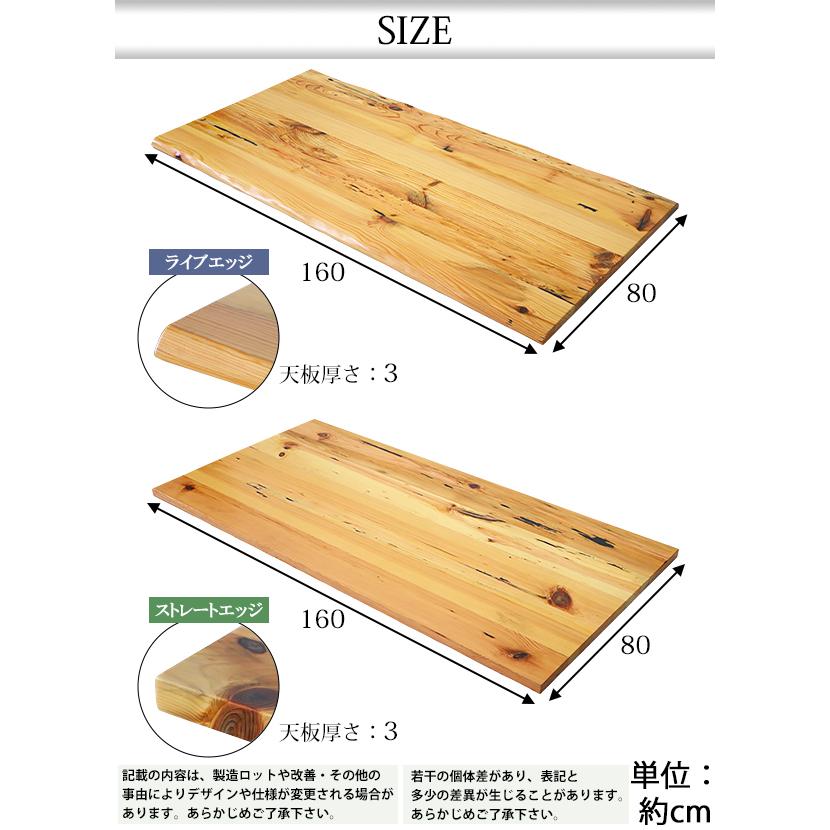 天板 デスク テーブル 天板のみ パイン材 × パイン
