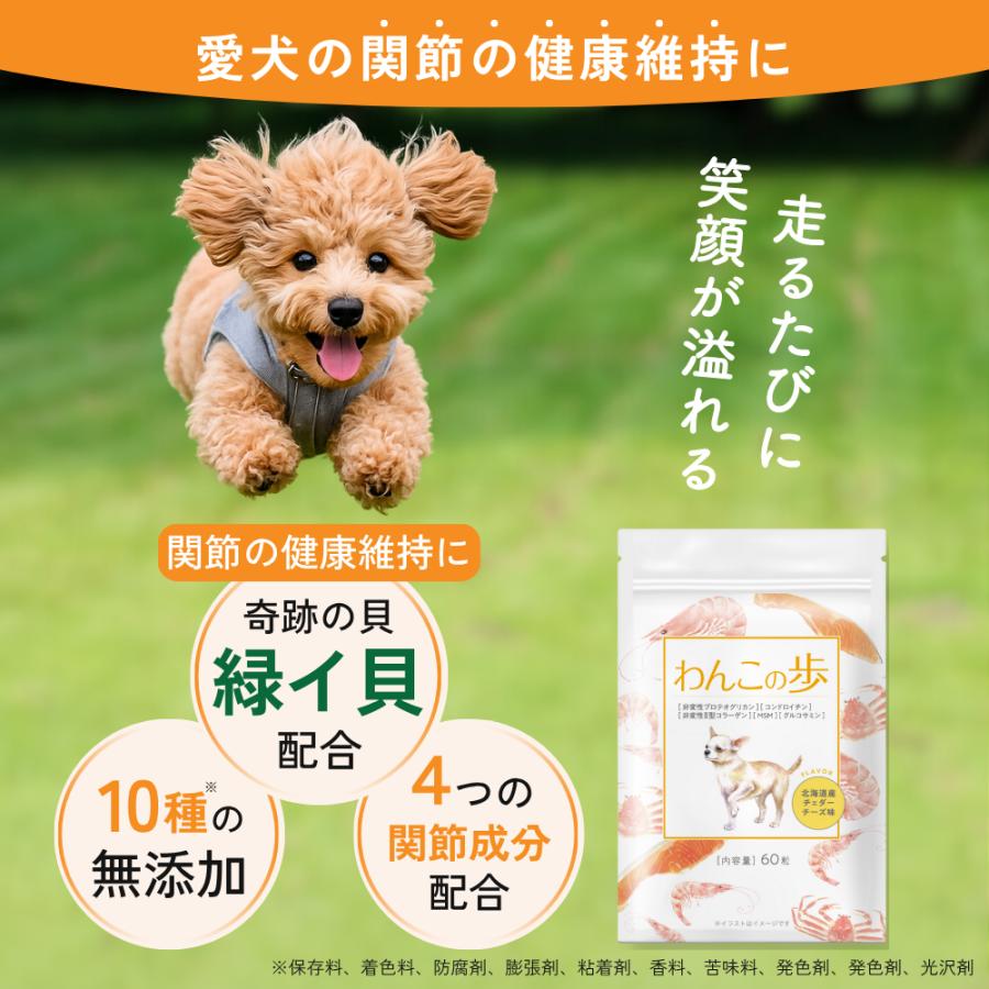 犬 関節 サプリ パテラ グルコサミン サプリメント 関節ケア 無添加