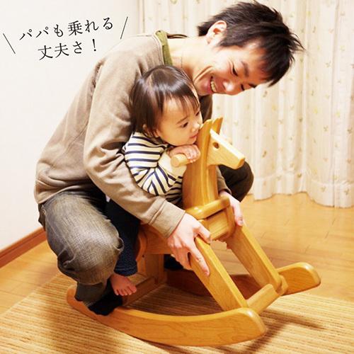 【中古品/USED】 木馬 おもちゃ 木製 乗り物 玩具 日本製 1歳 2歳 3歳 男の子 女の子 幼児 孫 赤ちゃん もくば ロッキング 頑丈 かっこいい かわいい おしゃれ 人気 おすすめ 【ZYX1245692017】(43560円)