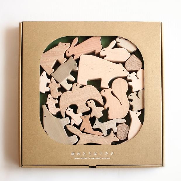 森のどうぶつみき 木製知育玩具 森のどうぶつみき｜オークヴィレッジオンラインショップ