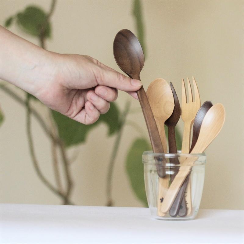 カトラリー （S）4本 セット コーヒースプーン ケーキフォーク スリム