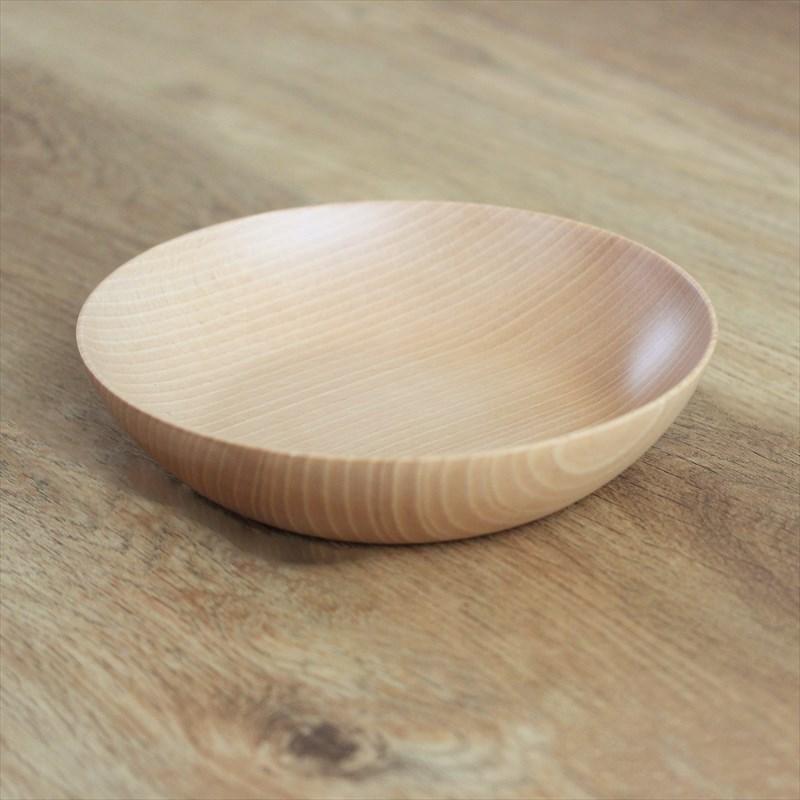 まる皿 M 深皿 中皿 食器 木製 木のお皿 日本製 天然木 ぶな