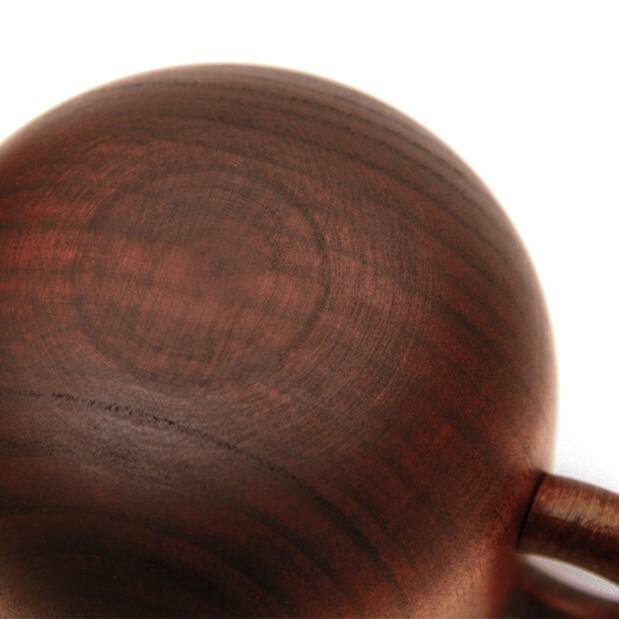 シェーヌ・ドゥ マグカップ コップ 日本製 木製 国産材 拭き漆 天然木 男性 女性 大人 シンプル かわいい おしゃれ 軽い 軽量 丈夫 取っ手 オークヴィレッジ |  | 06