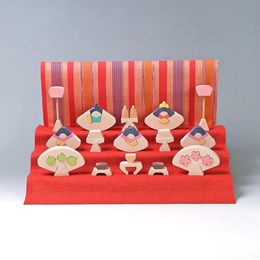 小黒三郎　ひな人形　組み木　可愛い　ひな祭り　女の子　円雛五段飾り　小 小黒三郎ひな人形組み木可愛いひな祭り女の子円雛五段飾り小