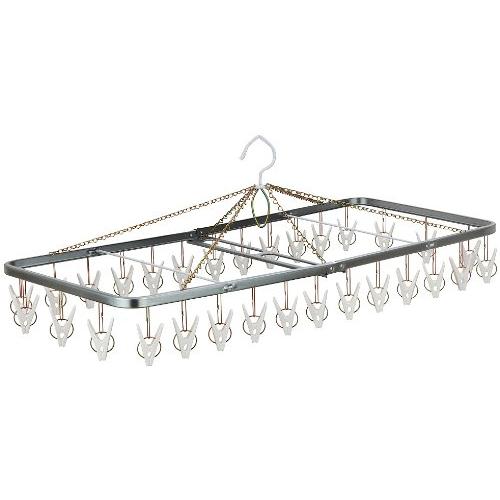 ニシダ 角型ハンガー DMJ-30S SP ZAKU ピンチ30個付 ZK-W 218540 : B&W