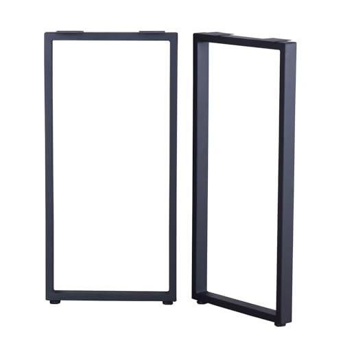 エイアイテック (AITECH) AIS テーブル角枠脚 2本セット 高さ89.5cm ブラック TBK-CN BK