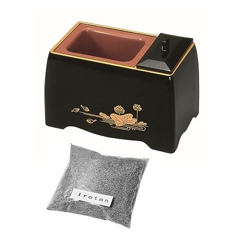 irotan 5寸香炉 黒 香炉灰セット : BAXON SHOP 本店 - 通販