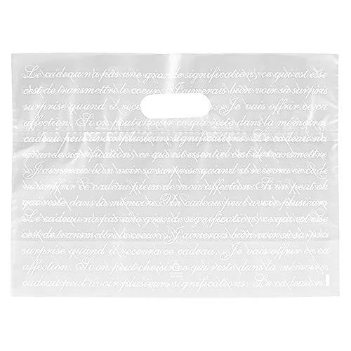 手提げ袋 小判抜き マチ有 フレンチフロスト-SS (100枚) FR-SSG の商品画像