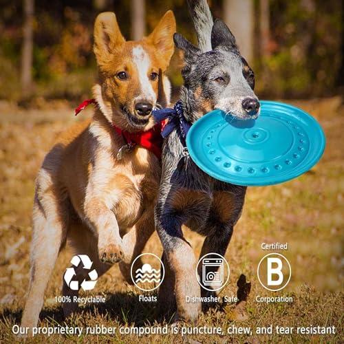 Roczential 3個セット犬 おもちゃ 犬用フリスビー ペット用 Roczential 3個セット犬 おもちゃ 犬用フリスビー ペット用