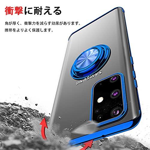 AQUOS R7 ケース SH-52C ケース リング付き アクオス R7 クリアカバー 耐衝撃 スタンド機能 透明 TPU 車載ホルダー対応 落下防止 防塵 薄型 軽量 一体型 変形防｜baxonshop-honten｜03