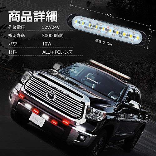 Chelhead ledデイライト 薄型 10Wx2個 作業灯 車 ワークライト Chelhead ledデイライト 薄型 10Wx2個 作業灯 車 ワークライト