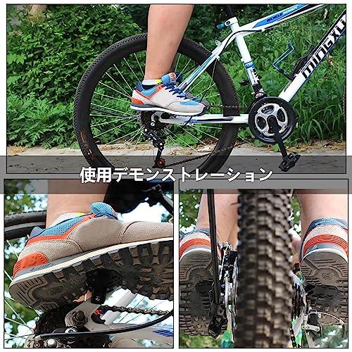 2本セット 自転車ステップ ギヤガード 自転車用 厚さ ハブステップ 合金 耐久性 汎用 サイクルステップ ブラック フートペダル カスタムパーツ｜baxonshop-honten｜06