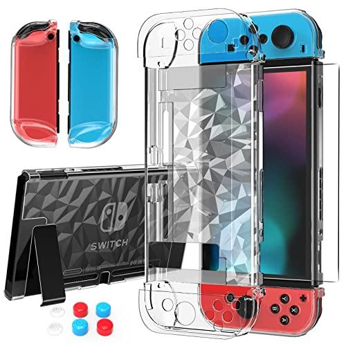 Switch カバー HEYSTOP ニンテンドースイッチ ハードケース ドック対応 