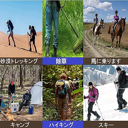 YINKE 登山用ゲイター 防水 泥除け 砂よけ 雪よけ レッグカバー 泥はね 防止 撥水 簡単 着脱 登山 汚れ防止｜baxonshop-honten｜06