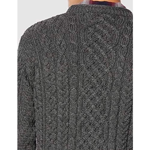 [アランウーレンミルズ] セーター B420 Aran sweater メンズ｜baxonshop-honten｜04