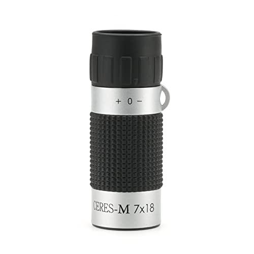 Kenko 単眼鏡 CERES-M 7*18 7倍 18口径 コンパクト設計 重さ35g ケース・ストラップ付属 シルバー CRM01｜baxonshop-honten｜02