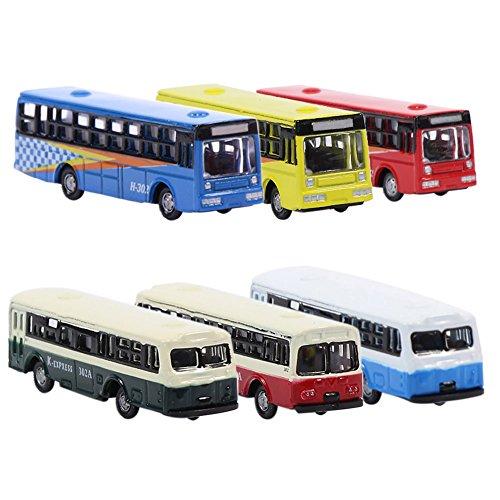 バスコレクション バス模型 ミニバス 車模型 1:150 6本入り 路線バス模型 建物模型 ジオラマ 情景コレクション 教育 DIY｜baxonshop-honten｜03