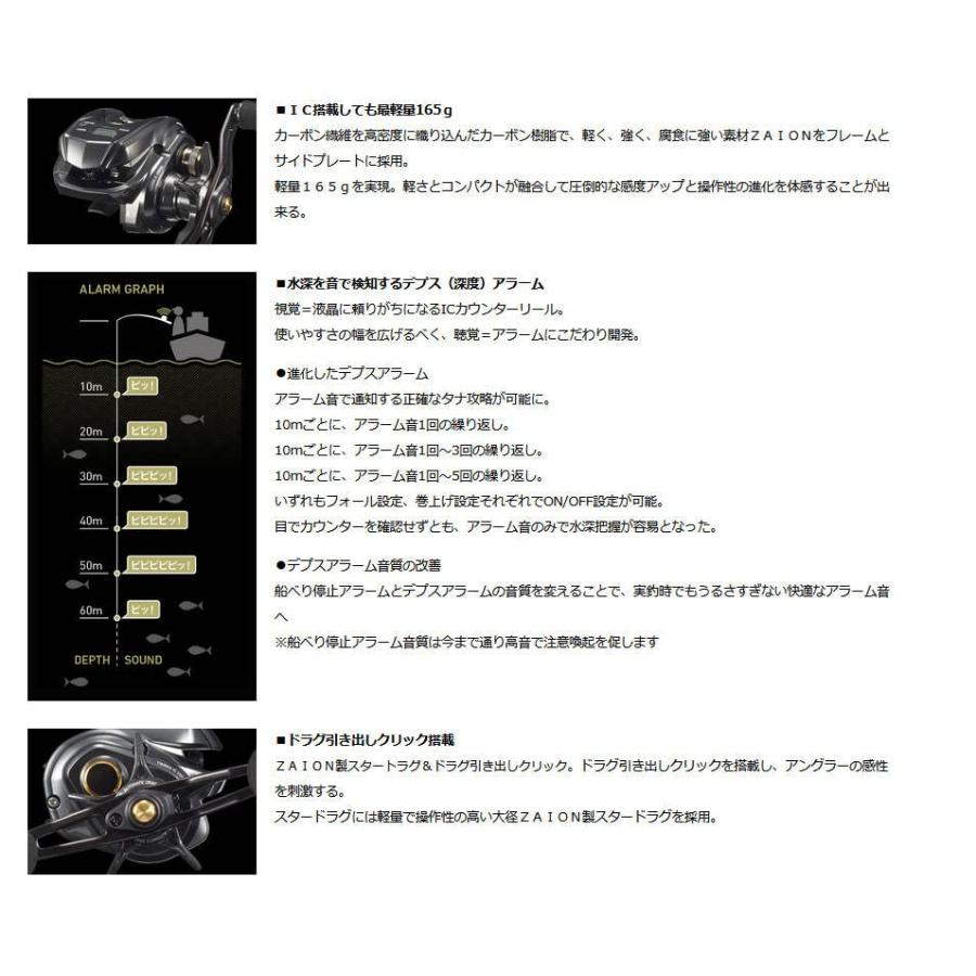 PlayStation ダイワ(DAIWA) ベイトリール ティエラ IC 100/100L/100H/100HL 右/左ハンドル