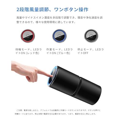 Sugarman 車用空気清浄機 車載 空気清浄機 卓上 小型 イオン発生 Sugarman 車用空気清浄機 車載 空気清浄機 卓上 小型 イオン発生
