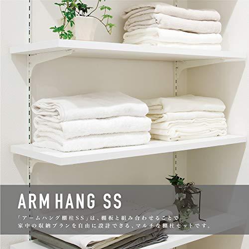 南海プライウッド アームハング棚柱SS 棚受 木質棚板用 SS