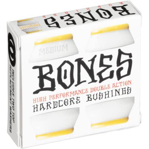 BONES ボーンズ スケボー ブッシュ HARDCORE BUSHING 3色  3サイズ NO02 (ホワイト)｜baxonshop-honten｜02