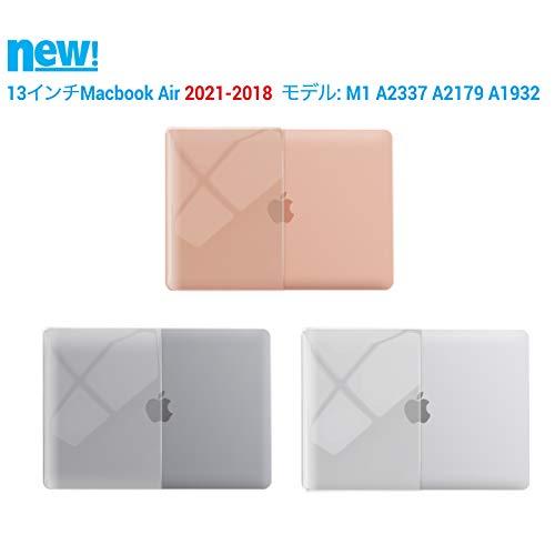 iBenzer 2022 2021 2020 MacBook Air 13 用 ケース モデル M1 A2337 A2179 A1932 保護ケース * 日本語配列キーボードカバー * フィルム 付き 13インチのマックブ｜baxonshop-honten｜05
